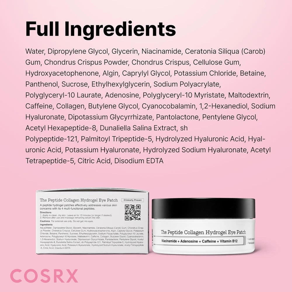 COSRX Parches Hidrogel Colágeno Péptidos